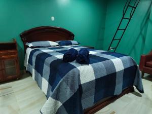 Postel nebo postele na pokoji v ubytování La última parada del Alauseño