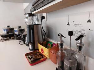 Kuchyň nebo kuchyňský kout v ubytování Apartamento Muy céntrico Próximo a Franquicias