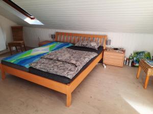 Postel nebo postele na pokoji v ubytování Ferienwohnung Fliehr