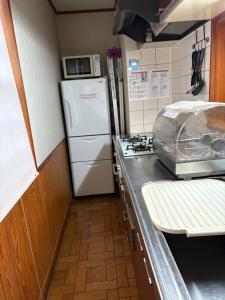 Η κουζίνα ή μικρή κουζίνα στο Oak Villa Nasu 抜群のプライベート空間 100インチ映像 轟音サウンド 人工芝デッキ