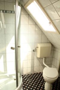 Koupelna v ubytování Gästehaus zur Linde