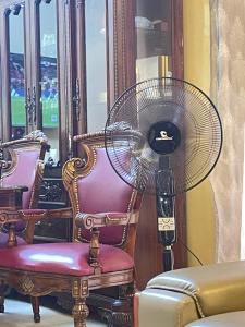 Χώρος καθιστικού στο Chambre Meublée