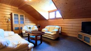 Posezení v ubytování Wiślany Raj