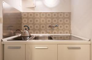 Joy in Florence في فلورنسا: وجود مغسلة مطبخ مع غلاية شاي