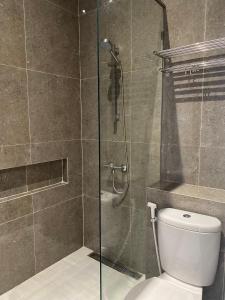 Koupelna v ubytování Moonstone