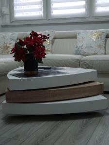 Χώρος καθιστικού στο MG Apartament Elfów