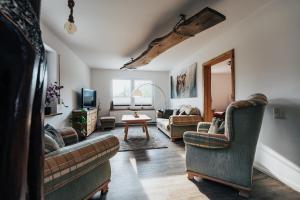 Posezení v ubytování Ferienwohnung Gitte