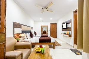 Et opholdsområde på Hotel South Indian