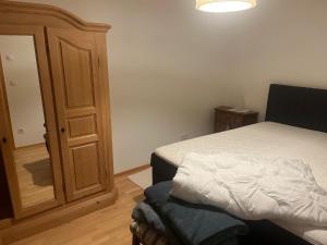 Postel nebo postele na pokoji v ubytování Ferienwohnung Cilli