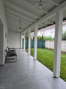 En terrasse eller udendørsområde på Casa Manu