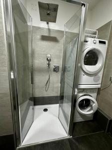 Koupelna v ubytování Da Benny + 3 fotografie