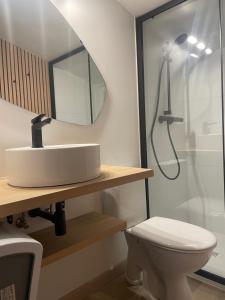 Ένα μπάνιο στο Le petit gîte +10 φωτογραφίες