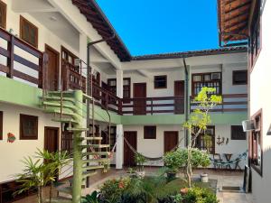 Svalir eða verönd á Pousada Paraíso Ilha Grande