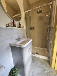 巴斯The Bluebell的带水槽和淋浴的浴室