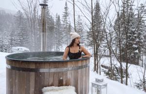 Το Escale au Lac τον χειμώνα