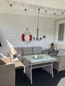 Et opholdsområde på Holiday home in Espevær + 12 billeder