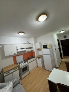 Kuchyň nebo kuchyňský kout v ubytování I&MStudio central