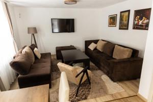Χώρος καθιστικού στο Apartmani ZOV GOLIJE