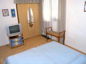TV a/nebo společenská místnost v ubytování Apartmani Plach