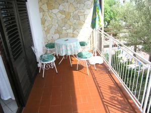 Balkón nebo terasa v ubytování Apartmani Plach