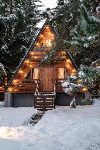 Leśna Sielanka domek z jacuzzi w lesie pod Górą Szczebel RELAX I SPORT v zimě