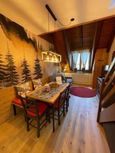 Χώρος καθιστικού στο Melodia del bosco