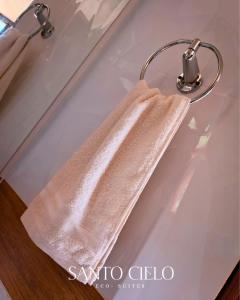 Koupelna v ubytování Glamping Santo Cielo