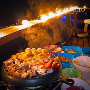 Jídlo v kempu nebo okolí