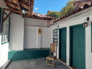 Bygningen som feriehuset ligger i