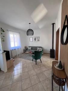 Χώρος καθιστικού στο Casa Albe