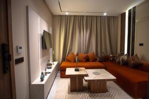 Χώρος καθιστικού στο Agadir Modern Studio Near Beach