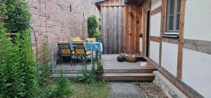 Zahrada ubytování Lunow 1