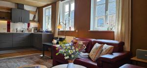 Posezení v ubytování Lunow 1