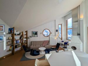 Posezení v ubytování Billy Avoriaz - Chalet Mont Oya