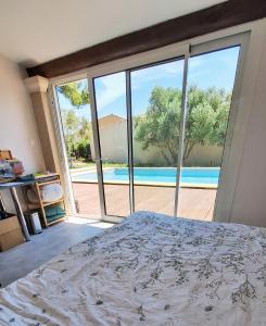 Swimmingpoolen hos eller tæt på Le Jardin du Félibrige