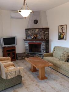 Et opholdsområde på Villa Harmony