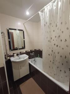 Et badeværelse på Здам однокімнатну квартиру