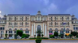 Bygningen som lejligheden ligger i