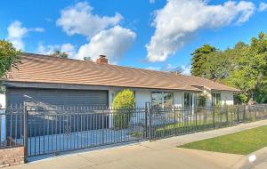 Bygningen som feriehuset ligger i