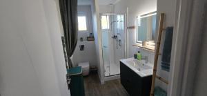 Ένα μπάνιο στο Gîte La Bracilienne +7 φωτογραφίες