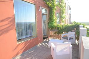 Balkon lub taras w obiekcie Penzion Folbr