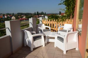 Balkon lub taras w obiekcie Penzion Folbr