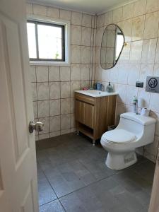 Koupelna v ubytování Posada valle alegre + 11 fotografií