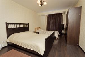 Postel nebo postele na pokoji v ubytování Apartments at Gorkogo