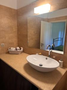 Koupelna v ubytování Το Ράντζο του Λυμπέρη