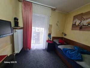 Μια τηλεόραση ή/και κέντρο ψυχαγωγίας στο Golden Rangau Hotel & Pension