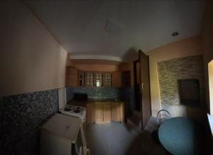 Η κουζίνα ή μικρή κουζίνα στο Pid skeleju