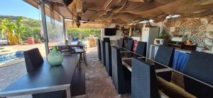 Khu vực ghế ngồi tại Cortijo Palomo