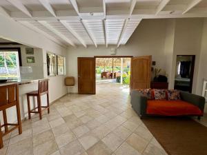 Χώρος καθιστικού στο Casa Siete Las Terrenas