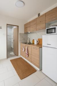 Η κουζίνα ή μικρή κουζίνα στο Ticina apartment